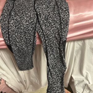 Ivivva Black and White Patterned Joggers